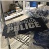 Image 4 : Group of Misc - Various Flags, Metropolitan Police Badges, Press Pass, Keyboards, Bag, Etc.