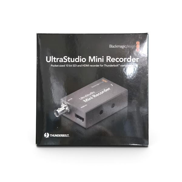Blackmagic Design UltraStudio Mini Recorder - Thunderbolt SDI/HDMI Capture Device