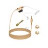Image 1 : Single-Ear Surveillance Earpiece with Acoustic Tube and Adapters