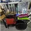 Image 2 : Large Group of Misc - Set Dec Lights, Chairs, Snow Shovel, Carpets, Etc.