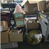 Image 3 : Large Group of Misc - Set Dec Lights, Chairs, Snow Shovel, Carpets, Etc.