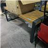 Image 2 : Wood Top Table (Approx. 72x29.5x30)