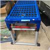 Image 2 : Folding Portable Slotted Workbench / Miter Saw Stand with Tool Tray