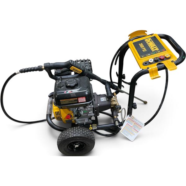 DeWalt 3500 PSI Gas Pressure Washer with Spray Wand & Quick-Connect Nozzles