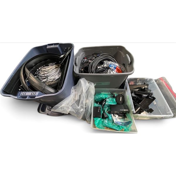 Large Group of Misc - HDMI Switch, Cables, Ethernet, Etc.