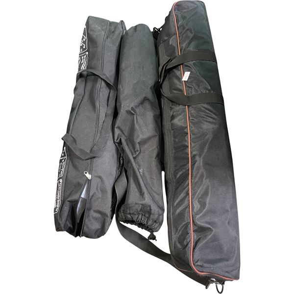 Group of 2 Various Tripods w/Case Yorkville BS321, Neewer & Light Backdrop