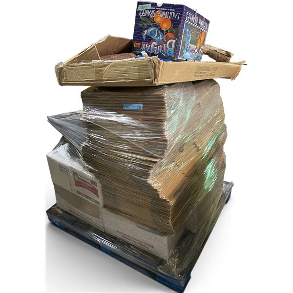 Pallet of Various Cardboard