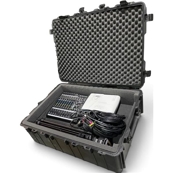 Pelican 1730 Case RV: $1000 w/Pro FX12 12 Channel Prof. Effect Mixer RV: $550, Viewsonic Projector, 