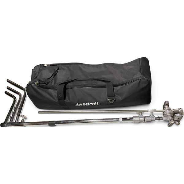 Manfrotto Tripod, Giottos Monopod & Light Stands w/ Padded Studio Bag