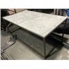 Image 2 : Marble Like Coffee Table (Approx. 44x25x17)