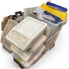 Image 1 : Pallet of Heavy-Duty Plastic Hopper Storage Bins, Large Clear Totes, Hardware Bins & Industrial Shop