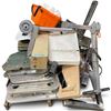 Image 1 : Pallet of WerkMaster Floor Machine Parts Featuring Adjustable Handle Assembly, Heavy Aluminum Deck P