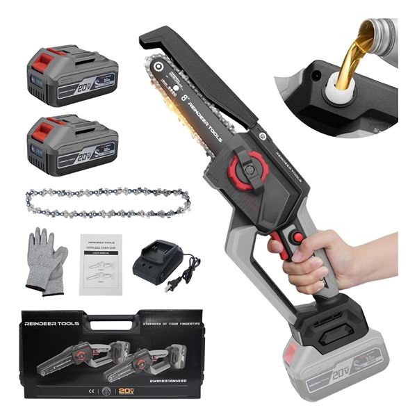 Reindeer Tools 8" Mini Cordless Chainsaw