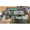 Image 5 : German Knife Commercial Stainless Steel Countertop Meat Grinder w/ Hopper Pan, Stomper & Manual Mode