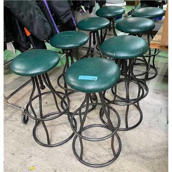 Group 8 Green Top Chairs