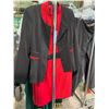 Image 2 : Movie Set Dec Rack of Clothes - includes High School Jackets/Airline Costumes & More (Rack is not in