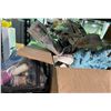 Image 5 : Shelf Content Lot - includes Faux Plants/Sewing Supplies.Christmas Decor & More