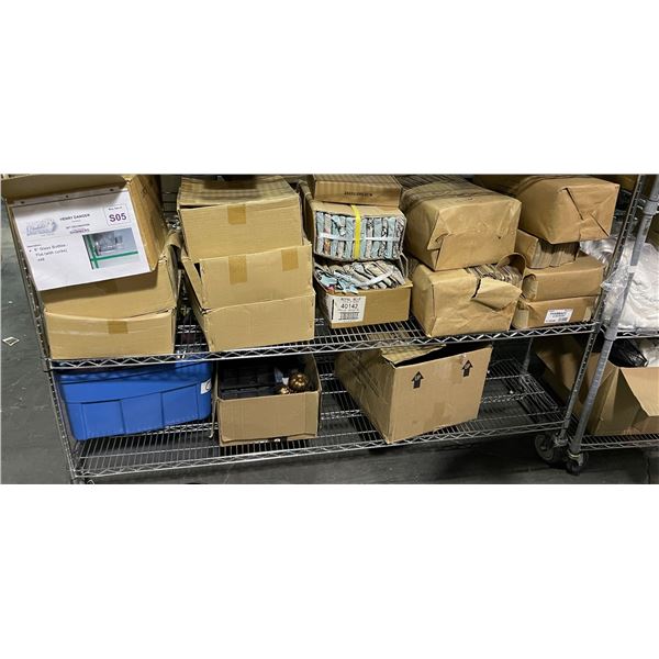 Group lot of Tableware & Craft Bags - includes Movie Set Dec 8" Glass Bottles/Trays/Plates & More
