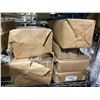 Image 4 : Group lot of Tableware & Craft Bags - includes Movie Set Dec 8" Glass Bottles/Trays/Plates & More