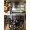 Image 6 : Group lot of Tableware & Craft Bags - includes Movie Set Dec 8" Glass Bottles/Trays/Plates & More
