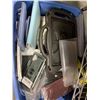 Image 7 : Group lot of Tableware & Craft Bags - includes Movie Set Dec 8" Glass Bottles/Trays/Plates & More