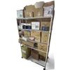 Image 1 : Shelf Content Glassware & Kitchenware Lot - includes Movie Set Dec Glass Bottles/Gold Trim Glasses.V