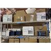 Image 2 : Shelf Content Glassware & Kitchenware Lot - includes Movie Set Dec Glass Bottles/Gold Trim Glasses.V