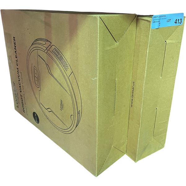 Group of 2 Laresar Robot Vacuum Cleaners (Open Boxes)