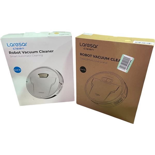Group of 2 Laresar Robot Vacuum Cleaners (Open Boxes)