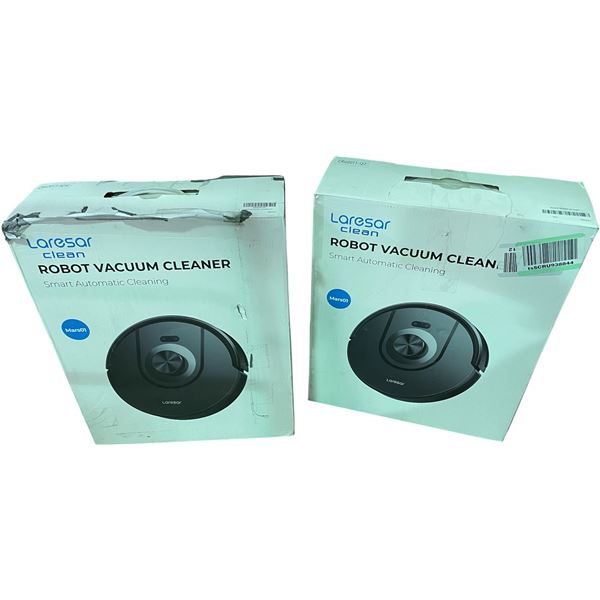 Group of 2 Laresar Robot Vacuum Cleaners (Open Boxes)