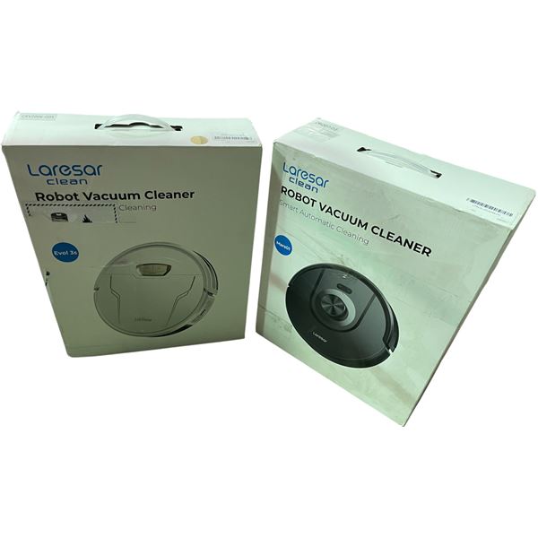 Group of 2 Laresar Robot Vacuum Cleaners (Open Boxes)