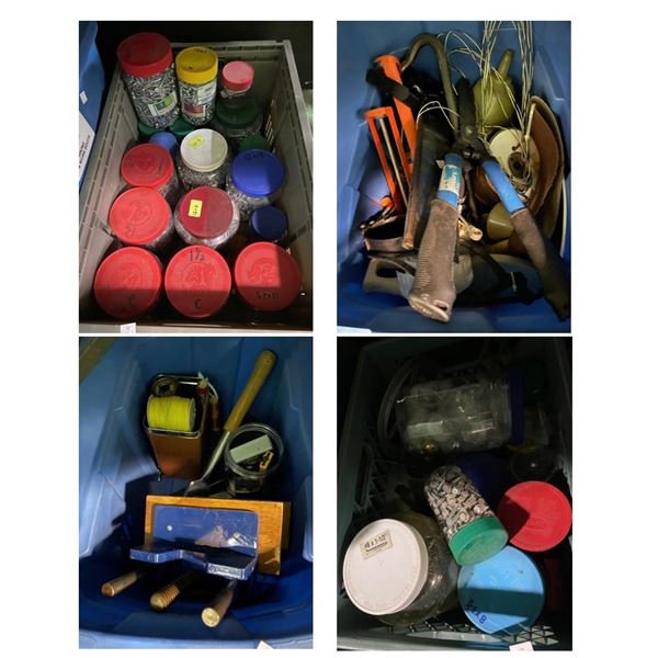 Large Group of assorted Hardware - includes Large group of screws, hand tools & More