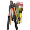 Image 1 : Group of Assorted Garden & Yard Maintenance Tools - includes Loppers, small axes, Chainsaw Chains & 