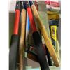 Image 4 : Group of Assorted Garden & Yard Maintenance Tools - includes Loppers, small axes, Chainsaw Chains & 