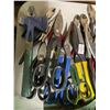 Image 2 : Group of Assorted Hand tools - includes Scissors, small hammer, cutting Snips & More