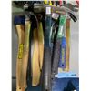 Image 4 : Group of Assorted Hand tools - includes Scissors, small hammer, cutting Snips & More