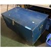 Image 4 : Blue Wooden Chest full of Assorted Cables & More