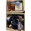 Image 1 : Group of Assorted Shoes & Box full of Orange CPVC Sprinkler Heads
