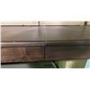 Image 3 : Dark-Brown Modern Extendable Dining Table - Approx. 97" x 37"
