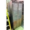 Image 1 : Modern Half-Glass Storage Office Cabinet - approx. 75" x 32" x 16" (no key)