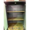 Image 2 : Modern Half-Glass Storage Office Cabinet - approx. 75" x 32" x 16" (no key)