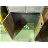 Image 4 : Modern Half-Glass Storage Office Cabinet - approx. 75" x 32" x 16" (no key)