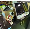 Image 1 : Assorted Group of Round Glass Lamp Shades, decorations, Apple Imac & More