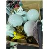 Image 5 : Assorted Group of Round Glass Lamp Shades, decorations, Apple Imac & More