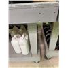 Image 2 : Set of 2 Wooden Heavy-Duty Mobile Workbenches - approx. 58" x 42" each (content is not included)
