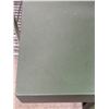 Image 3 : Modern Grey Dining table w/ Metal feet - approx. 78" x 38" (corner chipped)