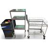 Image 1 : Group of 2 Restaurant Equipment Carts & Keremee Vacuum Cleaner