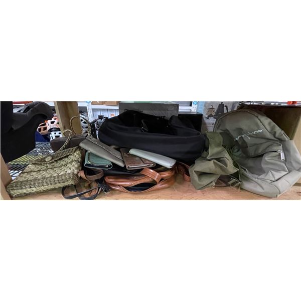 Group of Misc Purses, Bags, Backpack, Etc.