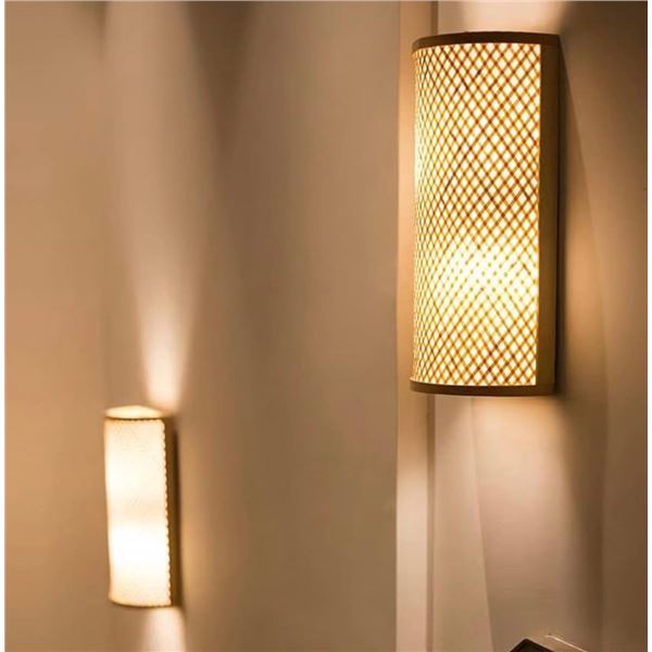 Box of Elegant Bamboo Wall Lights