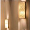 Image 1 : Box of Elegant Bamboo Wall Lights